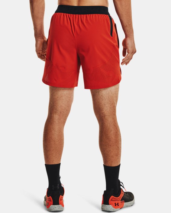 Men's UA Stretch Woven Shorts, Orange, pdpMainDesktop image number 1